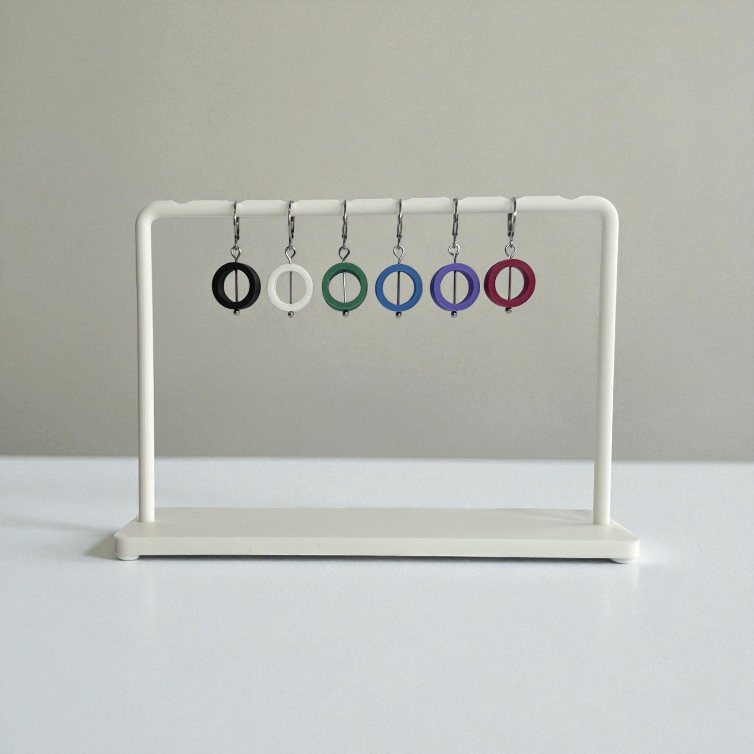 Orba - Boucles d'oreilles pendantes - Anneaux ouverts